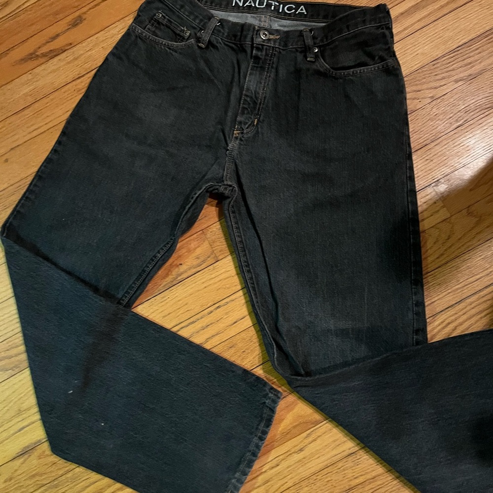 Nautica Men's Black Jeans
